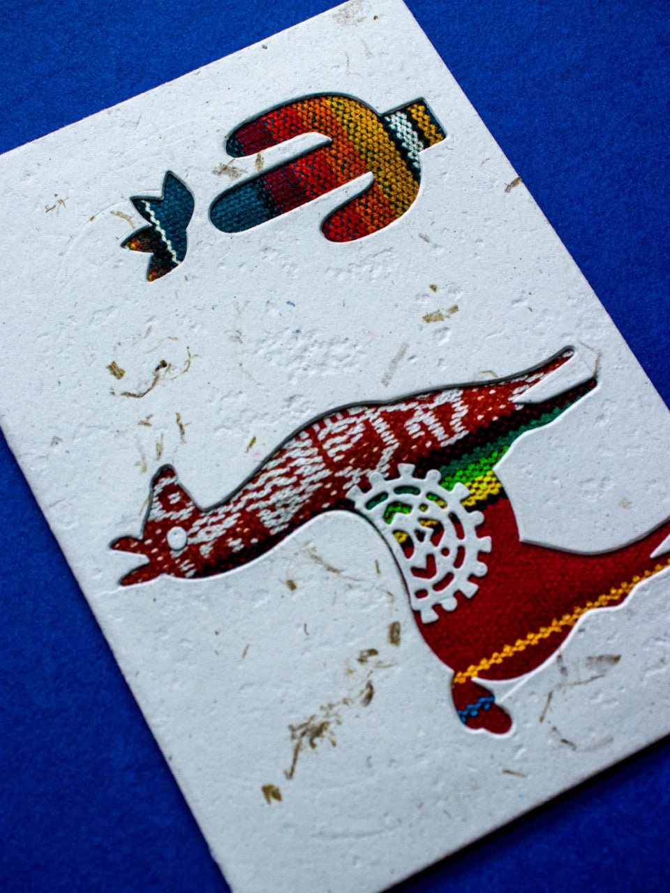 Llama Ecuadorian Fabric Cards - Wholesale Pack of 6 - Artizan International