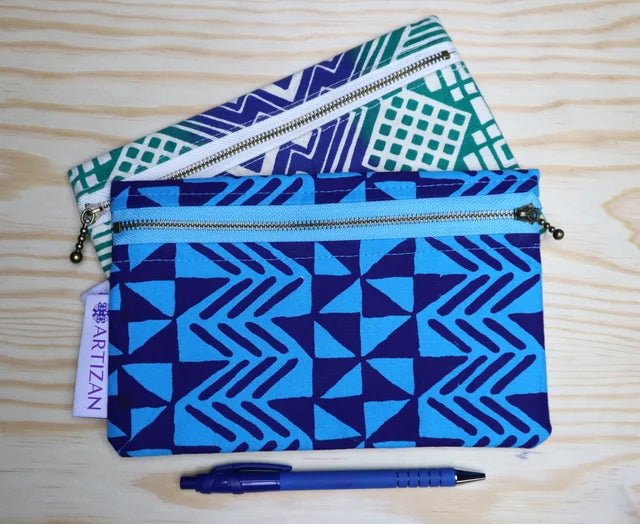 Screen Printed Pencil Cases - Pack of 6 (wholesale) - Artizan International