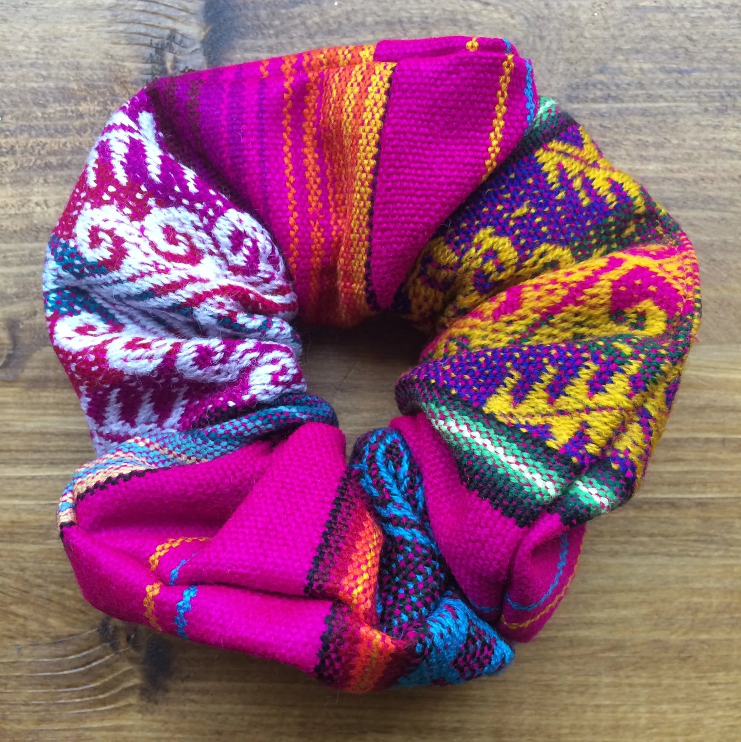 Scrunchie - Ecuadorian Fabric Pack of 6 (Wholesale) - Artizan International