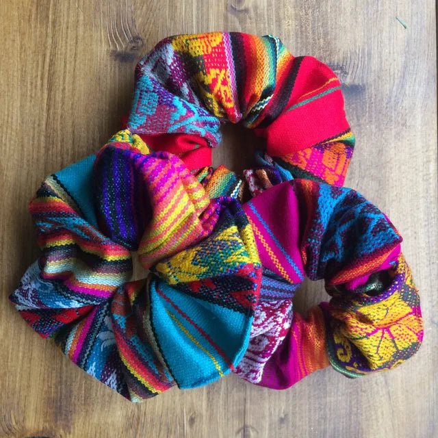 Scrunchie - Ecuadorian Fabric Pack of 6 (Wholesale) - Artizan International