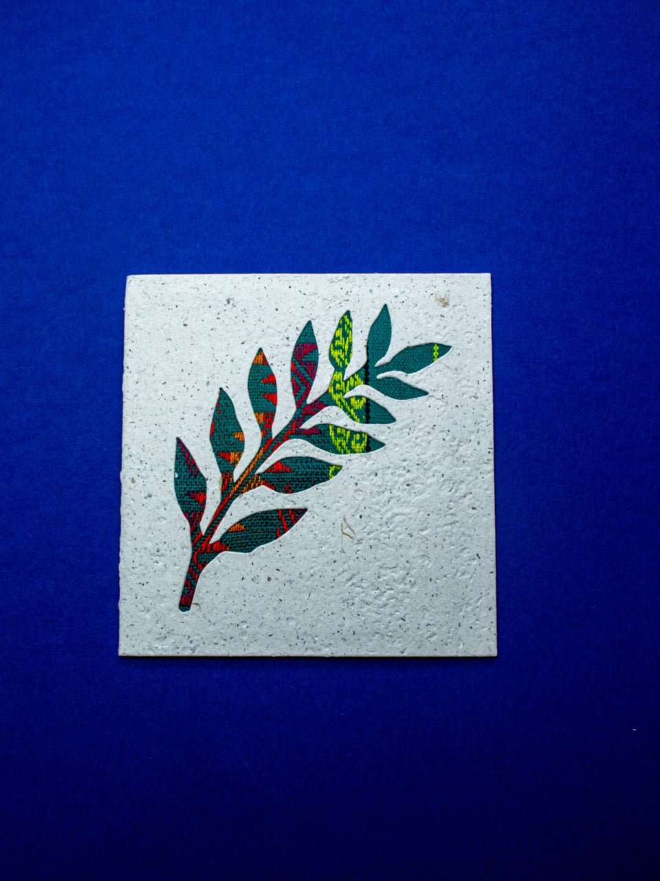 Single Leaf Ecuadorian Fabric Cards - Wholesale Pack of 6 - Artizan International