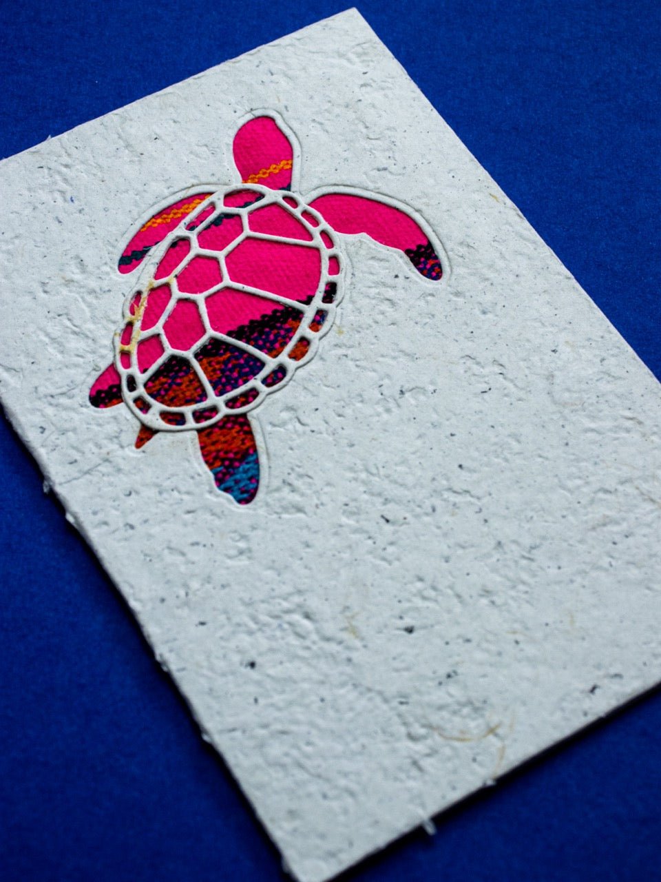Turtle Ecuadorian Fabric Card - Artizan International