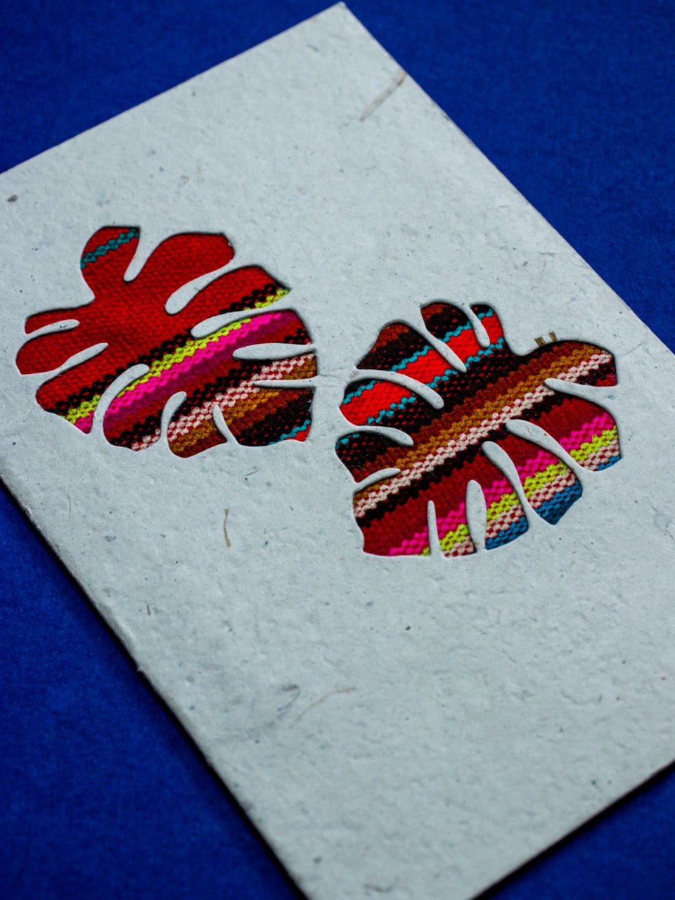 Two Leaves Ecuadorian Fabric Cards - Wholesale Pack of 6 - Artizan International