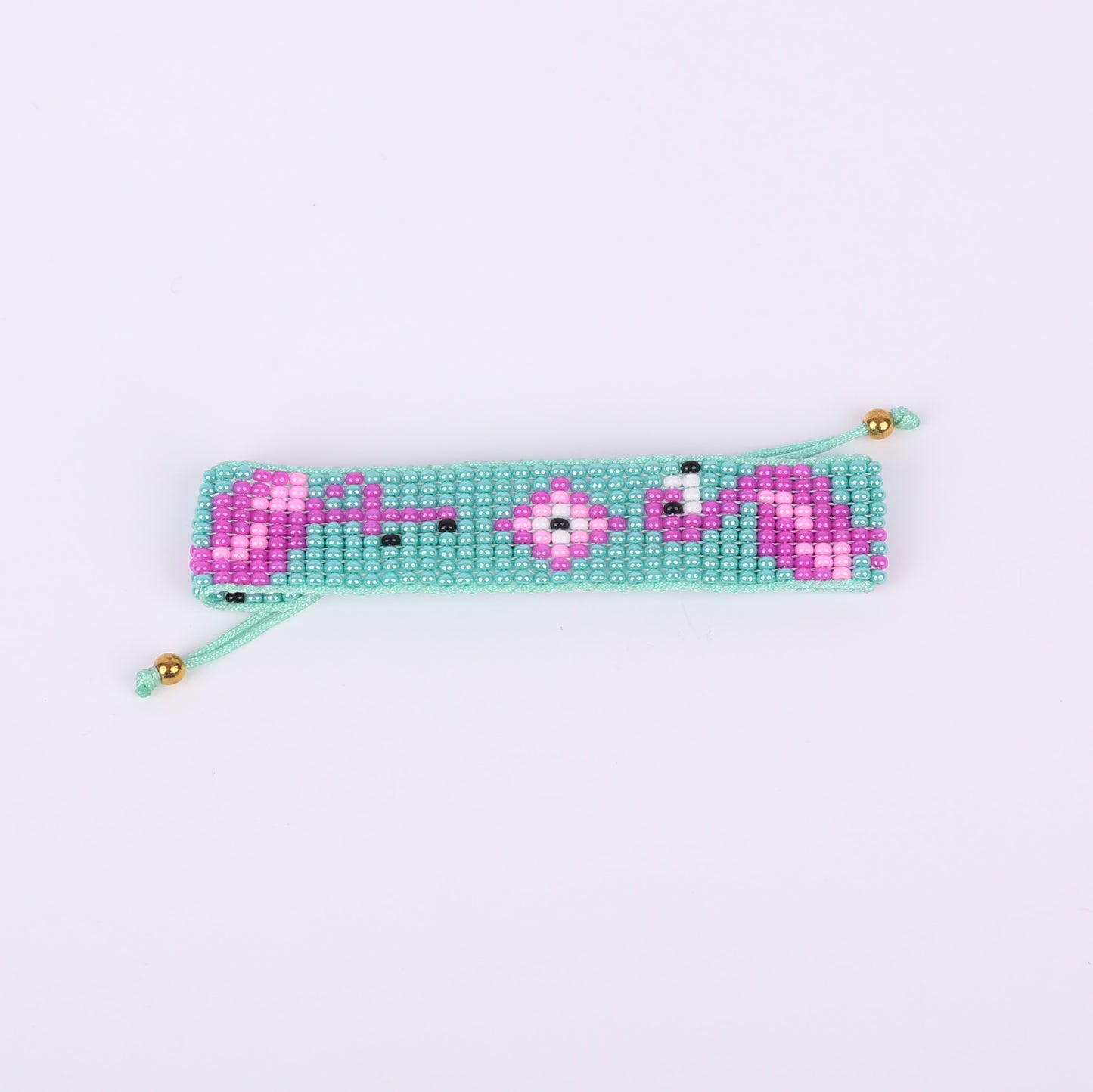 Flamingo Beaded Bracelet