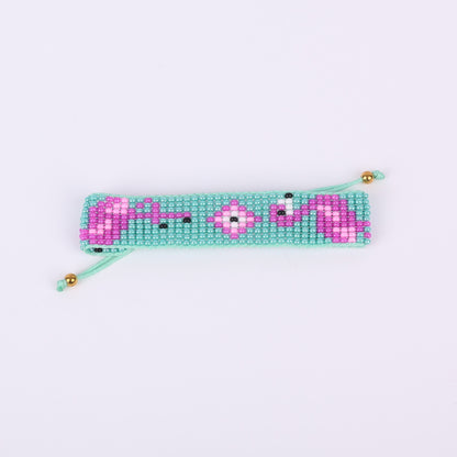 Flamingo Beaded Bracelet