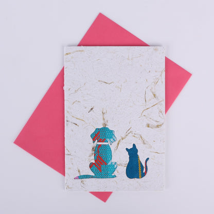 Cat and Dog Card
