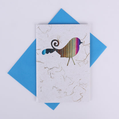 Curly Bird Card