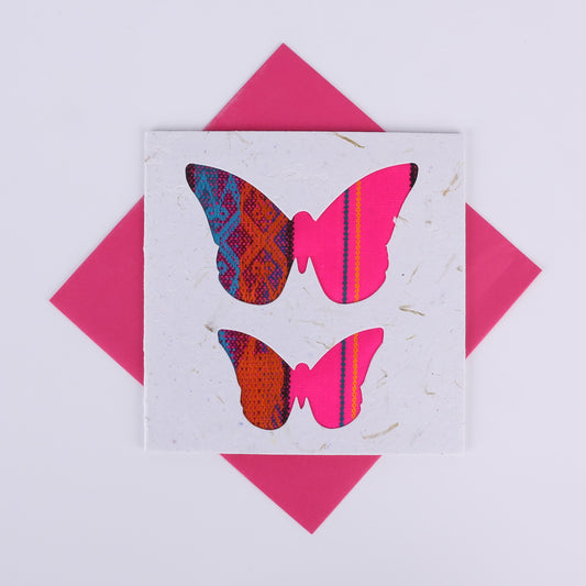 Rounded Butterflies Card