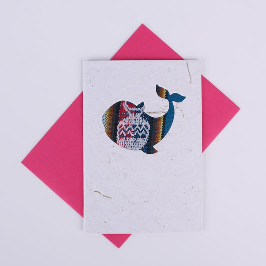 Rounded Whale Card