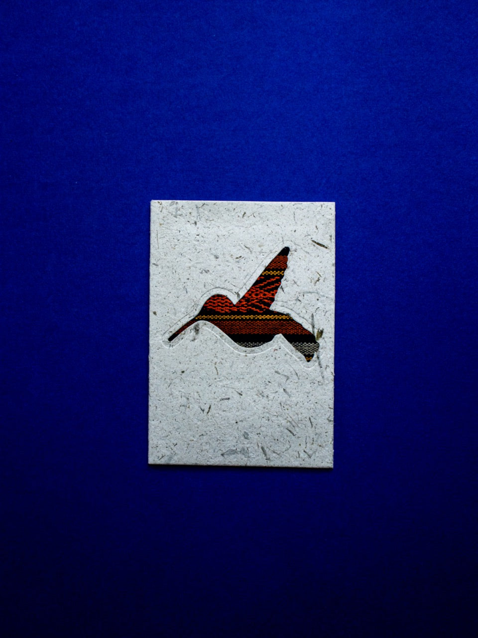 Hummingbird Ecuadorian Fabric Cards -  Wholesale Pack of 6
