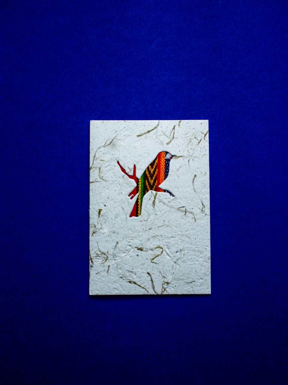 Small Bird Ecuadorian Fabric Cards -  Wholesale Pack of 6