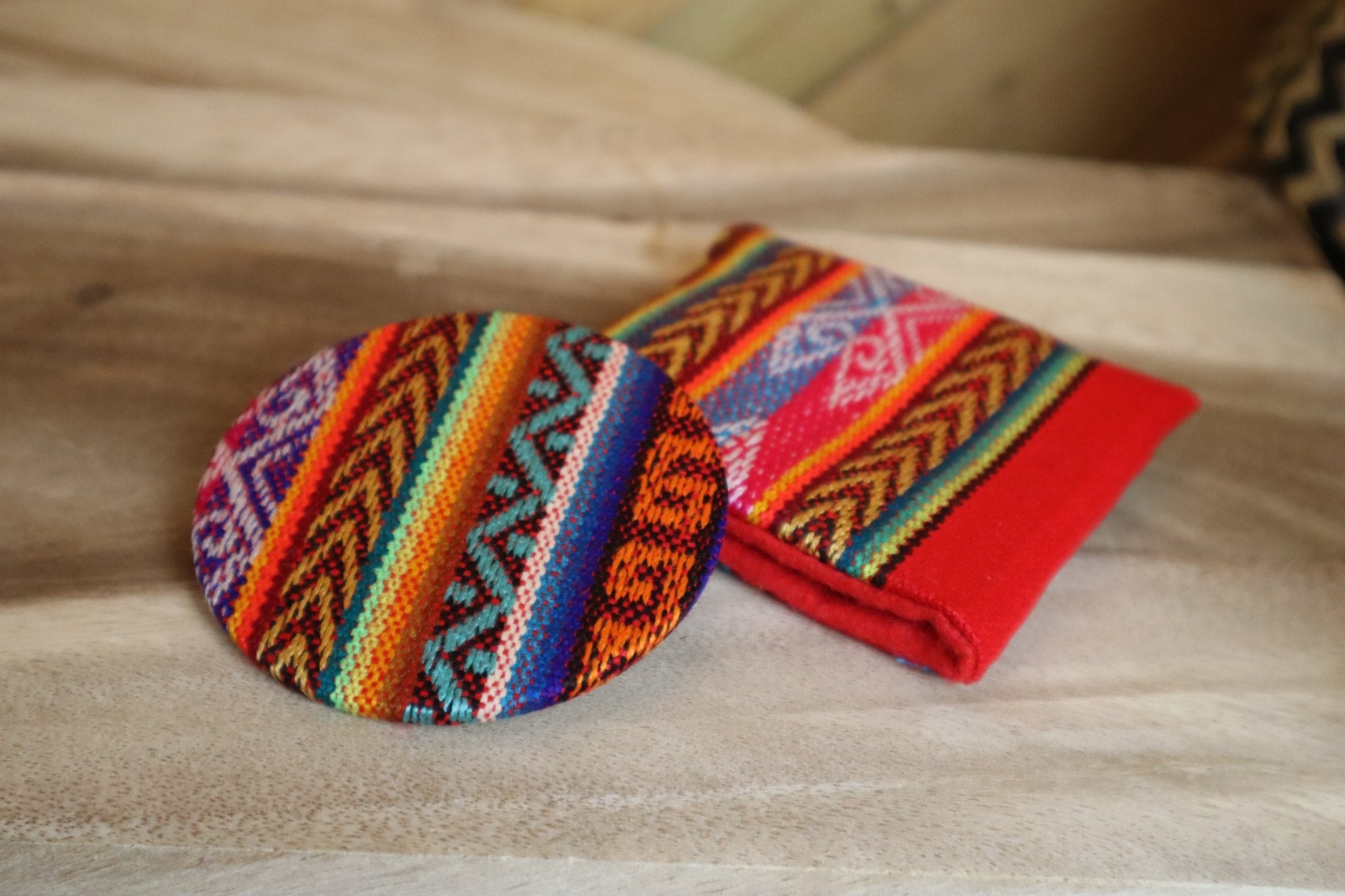 Mirror Pouches - Ecuadorian Fabric – Artizan International