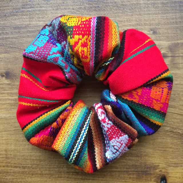 Scrunchie - Ecuadorian Fabric Pack of 6 (Wholesale)